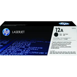 Hp Toner 12A negro 2.000 paginas segun ISO/IEC 19752 | q2612a | Hay 5 unidades en almacén | Entrega a domicilio en Canarias en 24/48 horas laborables