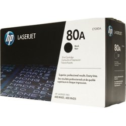 Hp Toner 80A negro 2.560 paginas segun ISO/IEC 19752 | CF280A