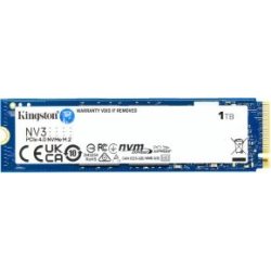 Kingston disco interno ssd pcie nvme m.2 2280 snv3s 1tb velo | SNV3S/1000G | Hay 20 unidades en almacén | Entrega a domicilio en Canarias en 24/48 horas laborables