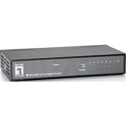 Level one Switch 8 puertos RJ45 10/100/1000Mbps Sobremesa o  | GEU-0822 | Hay 9 unidades en almacén | Entrega a domicilio en Canarias en 24/48 horas laborables