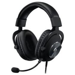 Logitech Auriculares de diadema Gaming PRO X con microfono de varilla de 6mm PRO con ecualizacion de audio optimizado y control de volumen + silenciamiento de microfono Mini Jack 3.5mm Negro Logitech Auriculares de diadema Gaming PRO X con microfono d | 981-000818 | Hay 1 unidades en almacén | Entrega a domicilio en Canarias en 24/48 horas laborables