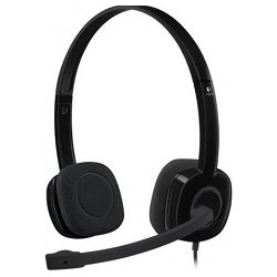 Logitech auriculares de diadema h151 con microfono y control | 981-000589 | Hay 5 unidades en almacén | Entrega a domicilio en Canarias en 24/48 horas laborables