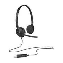 Logitech Auriculares de diadema H340 con microfono USB Negro | 981-000475 | Hay 9 unidades en almacén | Entrega a domicilio en Canarias en 24/48 horas laborables