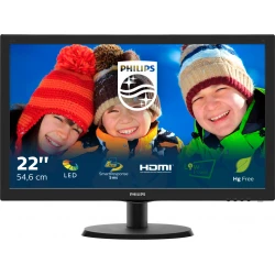 Philips Monitor 21.5` 223V5LHSB 1920x1080 a 60Hz TFT-LCD LED Full HD 5ms 250cd/m | 8712581690076 [1 de 9]
