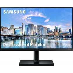 Samsung monitor 27`` lf27t450fqrxen 1920x1080 a 75hz ips full hd led 5ms 250cd/m2 1000:1 16:9 vga 2xhdmi usb angulo vision h:178-v178 inclinacion +25/-3 pivotante regulable altura soporte vesa 100x100mm dimensiones 612.1x391.6x224mm 4.6kg negro