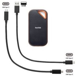 Sandisk disco duro externo ssd 4tb extreme pro v2 usb-c 3.2  | SDSSDE81-4T00-G25 | Hay 2 unidades en almacén | Entrega a domicilio en Canarias en 24/48 horas laborables