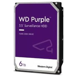 Wtdigital Disco duro interno 3.5`` Purple surveillance Seria | WD64PURZ | Hay 4 unidades en almacén | Entrega a domicilio en Canarias en 24/48 horas laborables