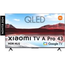Xiaomi Televisor 43`` QLED 4K ULTRA Resolucion 3840x2160 Sma | ELA5483EU | Hay 2 unidades en almacén | Entrega a domicilio en Canarias en 24/48 horas laborables