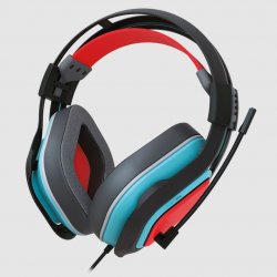 AURICULARES C/MICROFONO GIOTECK HC-9 GAMING UNIVERSAL RED / STEREO / PS5 - PS4 - XBOX SERIES - MOBILE - SWITCH - PC / INFGI0197