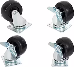 Acc. Armario Aiten Juego 4 Ruedas Con Freno (80.33.17) | 6940533543671 | 19,00 euros