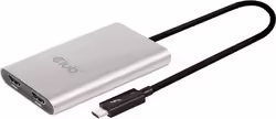 Adaptador Club 3d Thunderbolt 3 A 2xhdmi (CSV-1574) | 0841615100941 | 101,05 euros