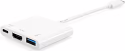 Adaptador Equip Usb-c A Usb-a Usb-c Pd Hdmi (EQ133461) | 4015867203675 | 17,00 euros
