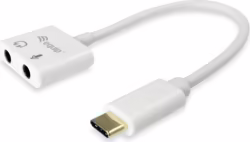 Adaptador EQUIP USB-C/M a 3.5mm/H 15cm Blanco (133460) | Hay 5 unidades en almacén | Entrega a domicilio en Canarias en 24/48 horas laborables