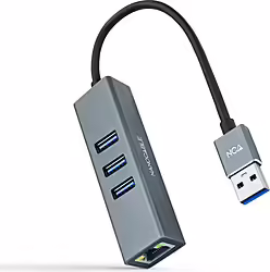 Adaptador Nanocable Usb-a A 3xusb-a Rj45 (10.03.0407) | 8433281011465 | 16,00 euros