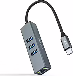 Adaptador Nanocable Usb-c A 3xusb-a Rj45 (10.03.0408) | 8433281011472 | 15,00 euros