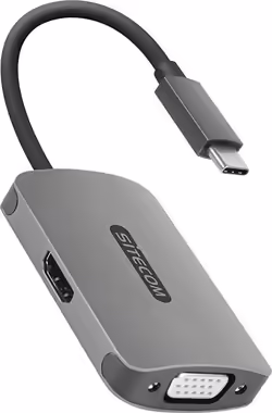 Adaptador Sitecom Usb-c 3.0 A Hdmi Vga Gris (CN-373) | 8716502030484 | 35,75 euros
