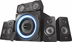 Altavoces Trust Gxt658 Tytan 5.1 90w 3.5mm Negro(21738) | 8713439217384 | 126,00 euros