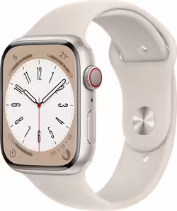 Apple Watch S8 45mm GPS Bluetooth 4G Beige (MNK73TY/A) | Hay 1 unidades en almacén | Entrega a domicilio en Canarias en 24/48 horas laborables