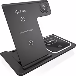 Base Aisens Carga Inalámbrica 15w (ASCH-15W3WC043-BK) | 17,00 euros