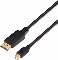 Cable Aisens Mini Dp M A Dp M 2m Negro (A124-0131) | 8436574701302 | 6,99 euros