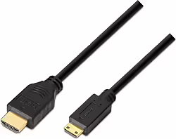 Cable Aisens Hdmi A M A Minihdmi M 3m Negro (A119-0115) | 8436574701142 | 5,99 euros