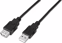 Cable Aisens Usb-a M A Usb-a H 3m Negro (A101-0017) | 8436574700169 | 1,99 euros