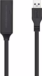 Cable Aisens Usb-a M A Usb-a H 5m Negro (A105-0407) | 8436574704280 | 17,99 euros