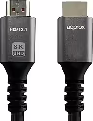 Cable Approx Hdmi M A Hdmi M 1m Negro Gris (APPC62) | 7,99 euros