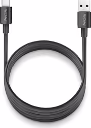 Cable Ngs Usb-c M A Usb-c M 1m Negro (ZYRO-ACBLACK) | 1,99 euros