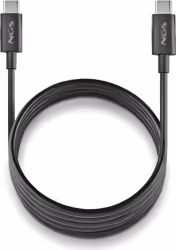 Cable Ngs Usb-c A Usb-c 60w 1m Negro (ZYRO60W-1BLACK) | 1,99 euros