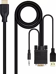 Cable Vga M+audio M+usb-a M A Hdmi M 1.8m (10.15.4612) | 12,99 euros