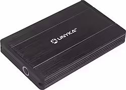 Caja UNYKA HDD 25201 2.5? SATA USB 2.0 Negra (57001) | Hay 3 unidades en almacén