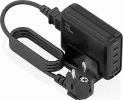 Cargador Aisens 140w 1xusb-a 3usb-c (ASCH-140W4P056-BK) | 41,30 euros