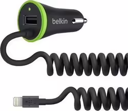 Cargador de Coche BELKIN USB Lightning (F8J154BT04-BLK) | Hay 1 unidades en almacén | Entrega a domicilio en Canarias en 24/48 horas laborables