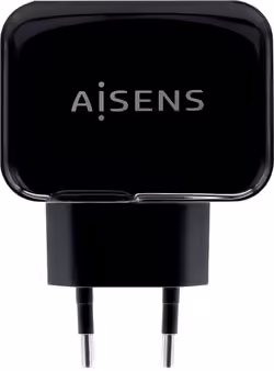 Cargador De Pared Aisens 17w 2xusb-a Negro (A110-0440) | 8436574704815 | 4,25 euros