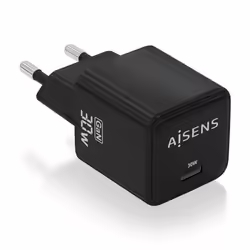 Cargador De Pared Aisens 30w Negro (ASCH-30W1P036-BK) | 5,85 euros