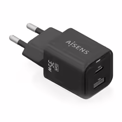 Cargador De Pared Aisens 35w Negro (ASCH-35W2P025-BK) | 10,15 euros