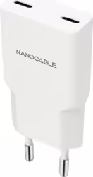 Cargador Nanocable 2xusb-c Pd 30w Blanco (10.10.2029) | 9,65 euros