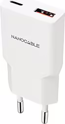 Cargador Nanocable Usb-a Usb-c 25w Blanco (10.10.2025) | 8,40 euros