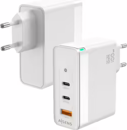 Cargador Pared Aisens 1usb-a 2usb-c (ASCH-100W3P008-W) | 8436574708752 | 31,60 euros