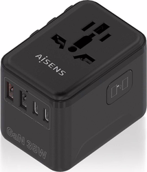 Cargador Pared Aisens Para Viaje 35w (ASPS- 2A3C09-BK) | ASPS-2A3C09-BK | 19,40 euros