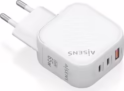 Cargador Pared Aisens Usb-a 2usb-c 65w(ASCH-65W3P026-W) | 8435739900901 | 17,20 euros