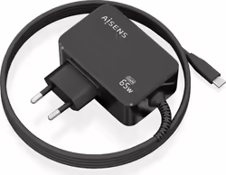 Cargador Pared Aisens Usb-c 65w (ASCH-1PD65WL033-BK) | 8436574709940 | 18,05 euros