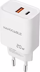 Cargador De Pared Nanocable Usb-a C Blanco (10.10.2007)