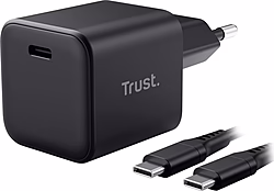 Cargador Pared Trust Maxo 65w Usb-c +cable Negro(26046)