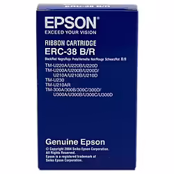 Cinta Epson Erc-38br Negro Rojo (S015376) | C43S015376 | 0010343812642 | 2,40 euros