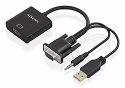 Conversor AISENS VGA/3.5mm/USB-A/M a HDMI/H(A115-0872) | Hay 7 unidades en almacén