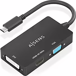 Conversor Aisens Usb-c M A Dvi-i Vga Hdmi (A109-0954) | 17,99 euros