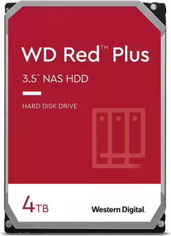 Disco WD Red Plus 3.5`` 4Tb SATA3 256Mb (WD40EFPX) | Hay 10 unidades en almacén | Entrega a domicilio en Canarias en 24/48 horas laborables