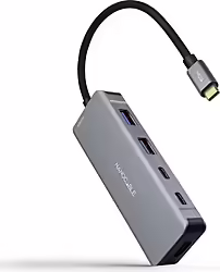 Dock Nanocable Usb-c A 2xusb Hdmi Pd Gris (10.16.1006) | 8433281014329 | 24,00 euros